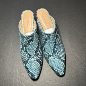 Signature Blue Mules Comfortable and Stylish